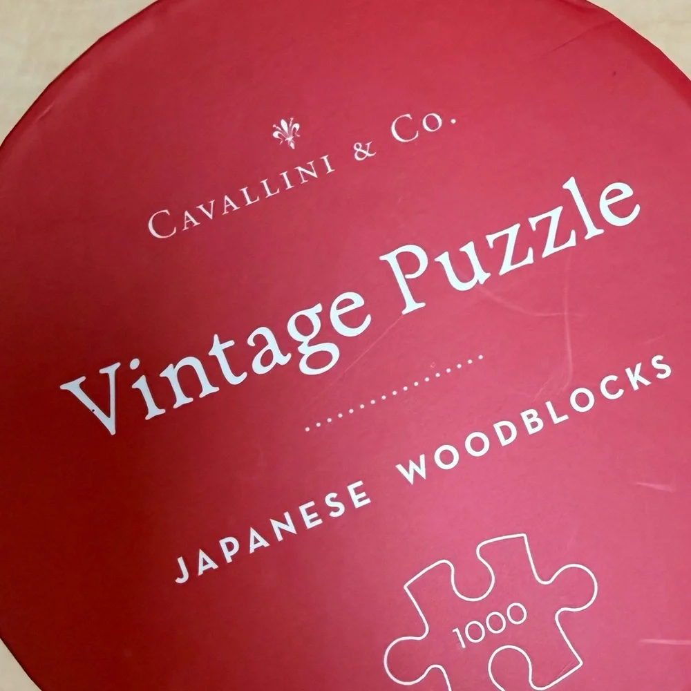 Cavillini & Co vintage woodblock puzzle. Scenes of Japan. Excellent condition - Picture 3 of 6
